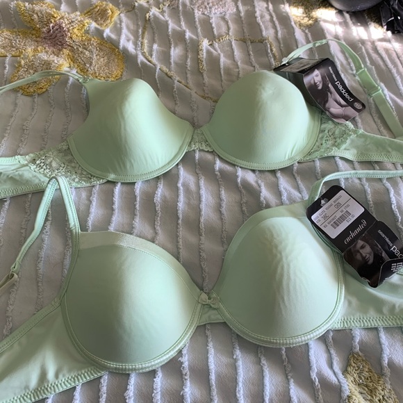 Brand NWT Lt lime green 36C Enchanted Seamless Bra - Picture 1 of 4